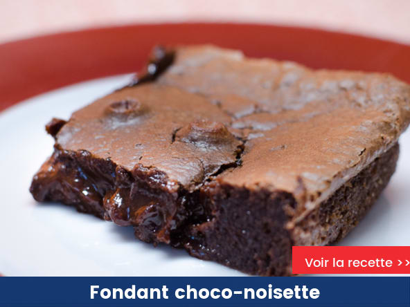 Fondant choco-noisette